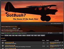 Tablet Screenshot of forums.gotbush.org